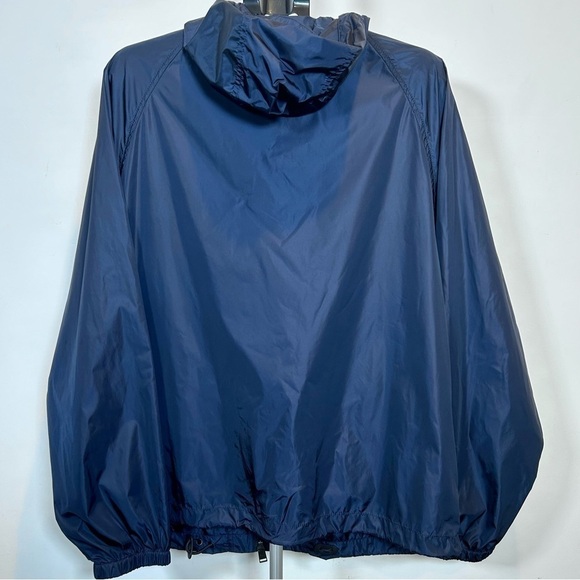 Hugo Boss “Chester” Dark Navy Windbreaker with Hide Away Hood, Size 42R - Picture 12 of 15